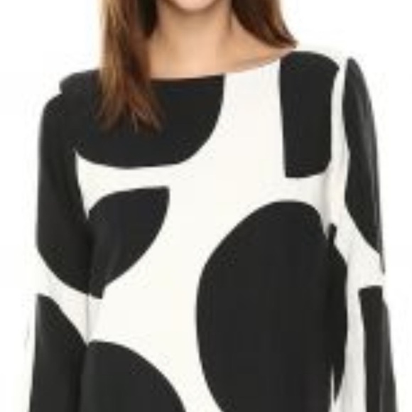Mara Hoffman Billie Mini Dress Tondo Black and White Dot Linen Blend - Picture 8 of 16
